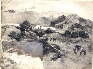 Widok na Zatokę Koryncką autorstwa Robert Frederick Blum