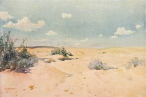 Studium pustynne w Tel-El-Kebir, ok. 1880, 1904 autorstwa Robert George Talbot Kelly