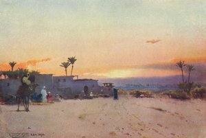 Wioska Fellah, ok. 1880, 1904 r. autorstwa Robert George Talbot Kelly