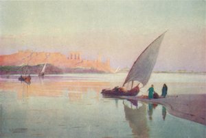 Kom Ombos, ok. 1880, 1904 r autorstwa Robert George Talbot Kelly
