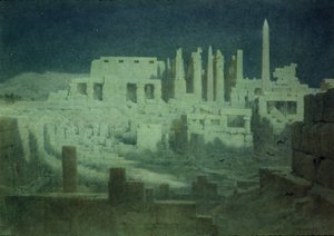 Światło księżyca w Karnaku autorstwa Robert George Talbot Kelly