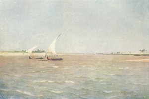 Północny wiatr na górnym Nilu, ok. 1880, 1904 autorstwa Robert George Talbot Kelly