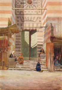 Brązowe Drzwi El-Maristan El-Kelaun, c1880, 1904 autorstwa Robert George Talbot Kelly