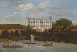 Widok na Syon House od strony Tamizy