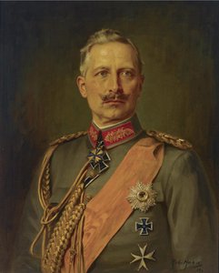 Portret cesarza niemieckiego Wilhelma II 1859-1941, króla Prus, 1911