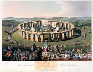 „Wielki Konwencjonalny Festiwal Brytyjczyków”, 1815 autorstwa Robert Havell
