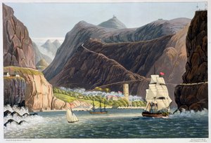 Drogi, Św. Helena, 1815 autorstwa Robert Havell