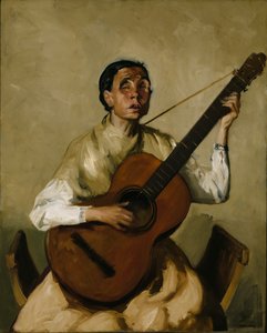 Ślepa hiszpańska piosenkarka, 1912.