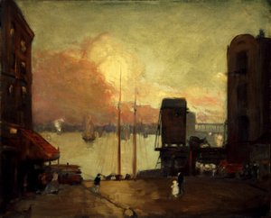 Chmury Cumulus, East River, 1901-1902.