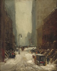 Śnieg w Nowym Jorku, 1902.