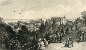 „Miasto Cleveland, od Reservoir Walk”, 1872.