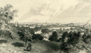 „Miasto Providence, z Prospect Hill”, 1872.