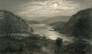 „Prom Harpera przy świetle księżyca”, 1872. autorstwa Robert Hinshelwood