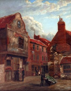 Old Shields, Wapping Street i Union Lane, 1896 r. autorstwa Robert Hodge