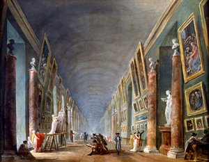 „Wielka Galeria, Luwr, Paryż”, 1801-1805