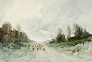 A Northumberland Road (wc na papierze) autorstwa Robert J. Hewitt