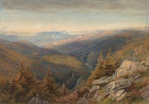 Widok na góry, 1863-67. autorstwa Robert J. Pattison