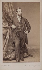 Portret malarza Ludwiga Knausa 1829-1910. autorstwa Robert Jefferson Bingham