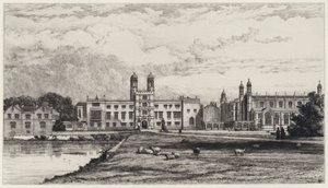 Stonyhurst (akwaforta) autorstwa Robert Kent (after) Thomas