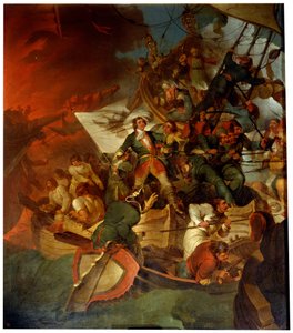 „Zdobywanie Azowa 18 maja 1696”, koniec XVIII lub XIX wieku autorstwa Robert Ker Porter