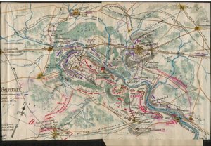 (Mapa pierwszej bitwy pod Bull Run) LOC gvhs01.vhs00060