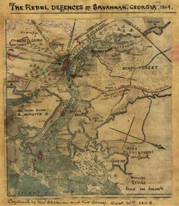 Atak na Ft. Pulaski Savannah, Georgia, kwiecień 1862 r. LOC gvhs01.vhs00277
