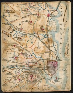 Mapa Alexandrii, Wirginia LOC gvhs01.vhs00032