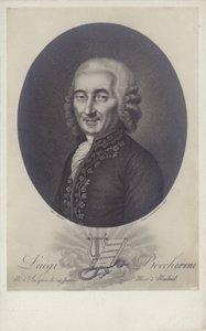 Luigi Boccherini, włoski kompozytor i wiolonczelista (1743-1805). autorstwa Robert Lefevre