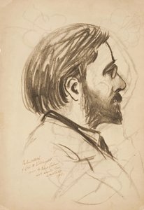 Szkic portretowy Louisa M. Eilshemiusa, 1903. autorstwa Robert Lindner