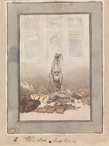 Surowy hinduski fakir autorstwa Robert Mabon
