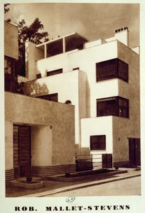 Dom przy rue Mallet-Stevens, 16. dzielnica Paryża, ok. 1930