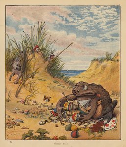 The Kitten Pilgrims: Greedy Toad (kolor lito) autorstwa Robert Michael Ballantyne