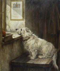 Czy wróci?, c.1918 (olej na płótnie)