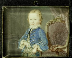 Wilhelm V (1748-1806), książę Orange-Nassau, jako dziecko autorstwa Robert Mussard