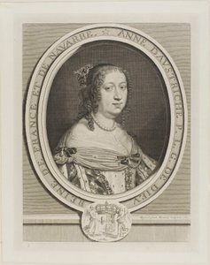 Anna Austriacka, królowa Francji autorstwa Robert Nanteuil