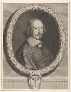 Kardynał Jules Mazarin, 1656. autorstwa Robert Nanteuil