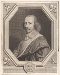 Kardynał Jules Mazarin, 1656. autorstwa Robert Nanteuil