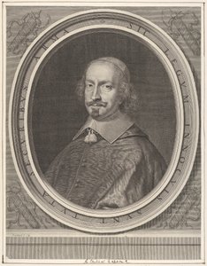 Kardynał Jules Mazarin, ca. 1652. autorstwa Robert Nanteuil
