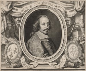Kardynał Mazarin, 1660. autorstwa Robert Nanteuil