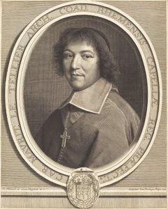 Charles Maurice Le Tellier autorstwa Robert Nanteuil
