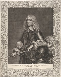François de Vendôme, książę Beaufort, ca. 1649. autorstwa Robert Nanteuil