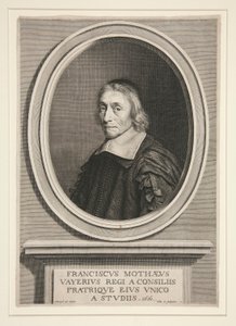 François de la Mothe-Le Vayer, doradca autorstwa Robert Nanteuil