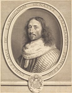 Guillaume de Lamoignon autorstwa Robert Nanteuil