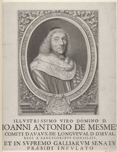 Jean-Antoine de Mesmes, 1658. autorstwa Robert Nanteuil