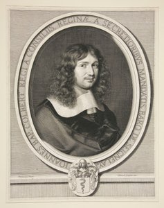 Jean-Baptiste Colbert, generalny kontroler finansów autorstwa Robert Nanteuil