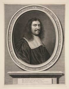 Jean Baptiste van Steenberghen, Conseiller du Roi au Conseil de Flandre (doradca króla w Radzie Flandrii) autorstwa Robert Nanteuil