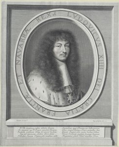 Król Francji Ludwik XIV autorstwa Robert Nanteuil