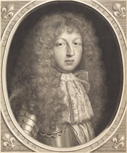Ludwik, Delfin Francji autorstwa Robert Nanteuil
