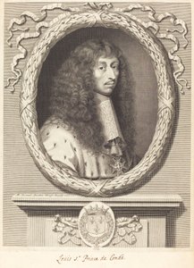 Ludwik II, książę Conde autorstwa Robert Nanteuil