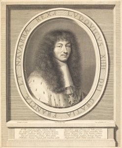 Ludwik XIV autorstwa Robert Nanteuil